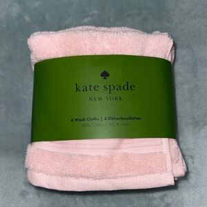 kate spade Soft Pink Wash Cloth Set